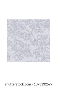 vector ornate floral pattern in pastel colors