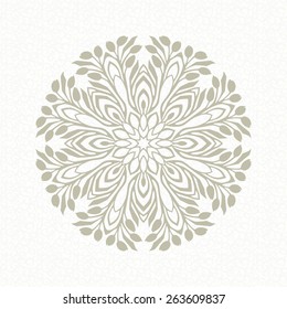Vector ornate frame in Art Nouveau style. Decorative element for wedding invitations and greeting cards. Stylized tulip flowers.
