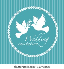 Vector ornate frame for invitation or announcement.