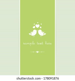 Vector ornate frame for invitation or announcement. 