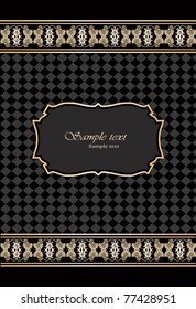 vector ornate greeting card