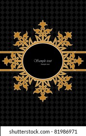 vector ornate greeting card
