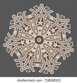 Vector Ornate Mandala. Decorative element. Hand drawn.