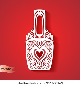 Vector Vector Ornate Nail Polish 