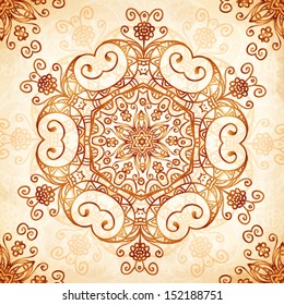 Vector ornate vintage background