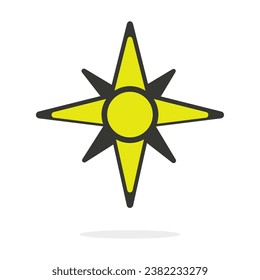 vector of other yellow star icon symbol