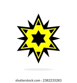 vector of other yellow star icon symbol