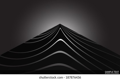 Vector outer space shape shiny design template - Alien modern design background illustration