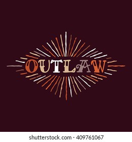 Vector outlaw logo