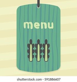 Vector outline asparagus vegetable food icon on label with hand drawn striped background. Elements for mobile concepts and web apps. Modern infographic logo and pictogram.