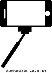 Vektorgrafik-Smartphone mit Selbstbedienungsstand