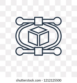  vector outline icon isolated on transparent background, high quality linear  transparency concept can be used web and mobile