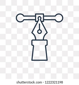  vector outline icon isolated on transparent background, high quality linear  transparency concept can be used web and mobile