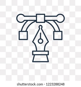  vector outline icon isolated on transparent background, high quality linear  transparency concept can be used web and mobile