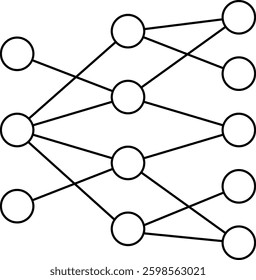vector outline icons of artificial intelligence. Perfect for tech branding, digital platforms, and cutting-edge designs to captivate