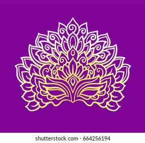 Vector, outline, illustration, mask, carnival, masquerade, holiday, Venice, Mardi Gras