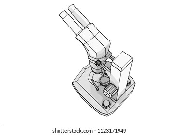 vector outline microscope