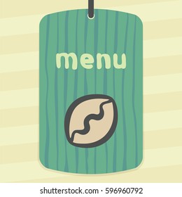 Vector outline pie or dumpling food icon on label with hand drawn striped background. Elements for mobile concepts and web apps. Modern infographic logo and pictogram.