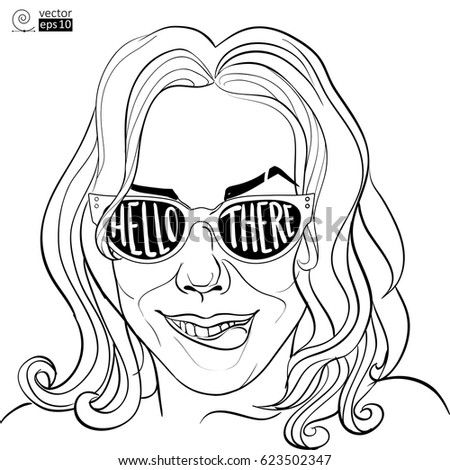 56 Top Coloring Pages Girl With Sunglasses Download Free Images