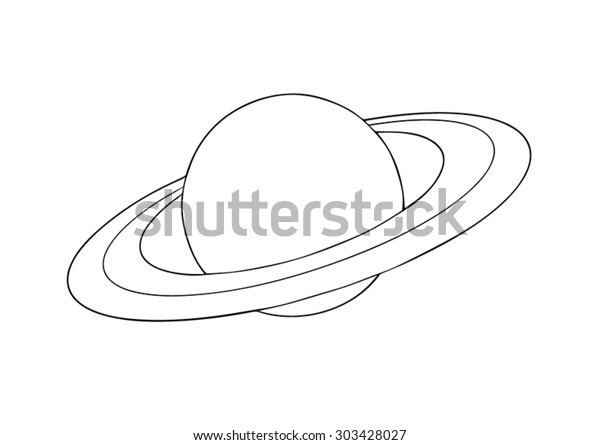 Cartoon Planet Saturn Drawing Ring System Cartoon Animation Line Art Jewellery Free Png Pngfuel