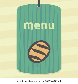 Vector outline white bread loaf food icon on label with hand drawn striped background. Elements for mobile concepts and web apps. Modern infographic logo and pictogram.