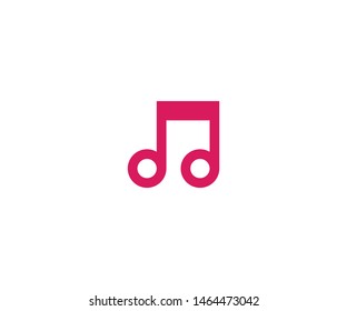 vector outlined music isolated on white background icon