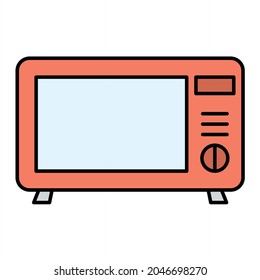  Diseño del icono de contorno relleno de vectores
