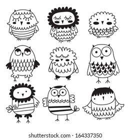 Vector Owl collection