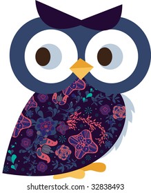 vector owl design