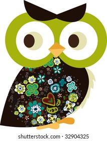 vector owl design