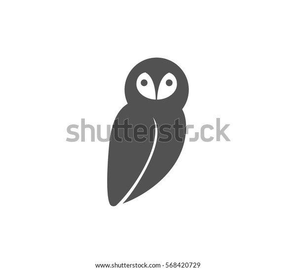 ベクターフクロウのアイコン フクロウのロゴ フクロウのアイコン のベクター画像素材 ロイヤリティフリー