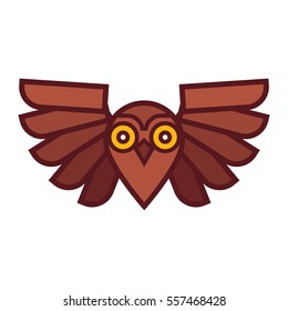 Vector owl illustration.Unique illustration for design.
