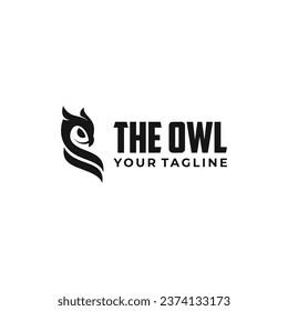 Vector owl logo design inspiration