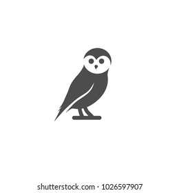 vector owl logo design template