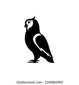vector owl silhouette