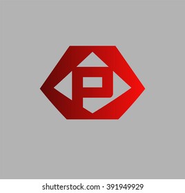 Vector P logo icons

