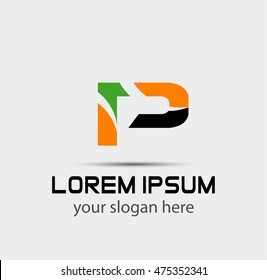 Vector P logo icons
