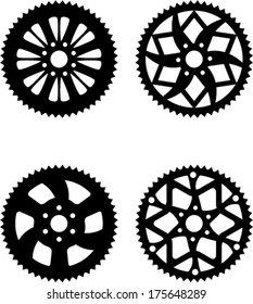 Vector pack of bike rear sprocket