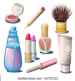 A vector pack if cosmetics