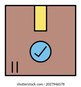 Vectorpaket mit ausgefülltem Outline-Symboldesign
