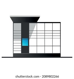 Vector package locker icon for your delivery business.