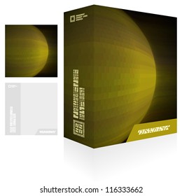 Vector packaging box.