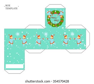 Paper Art Christmas Festival Card Santa Stock Vector (Royalty Free ...