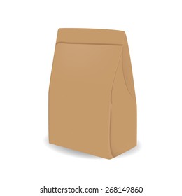 VECTOR PACKAGING: Brown bag packaging 