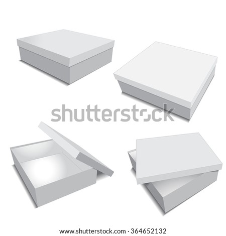 vector packing box for business