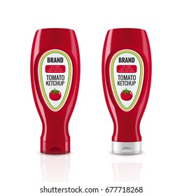 Vector Packing ketchup.