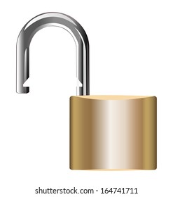 Vector padlock