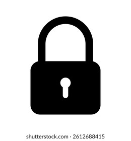 Vector padlock icon. padlock icon.