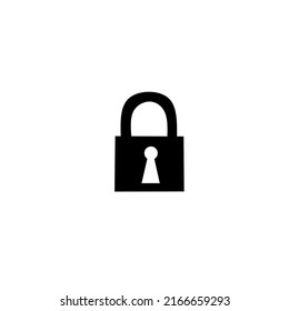 vector padlock on a white background