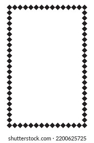 Vector Page border A4 design for project.